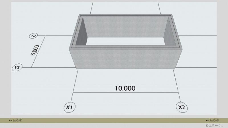 超入門編/超初心者向け/
CAD作図の練習問題1-001