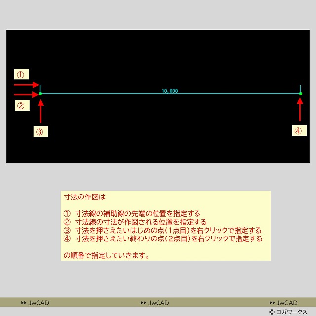 超入門編/超初心者向け/
CAD作図の練習問題
作図手順5-11